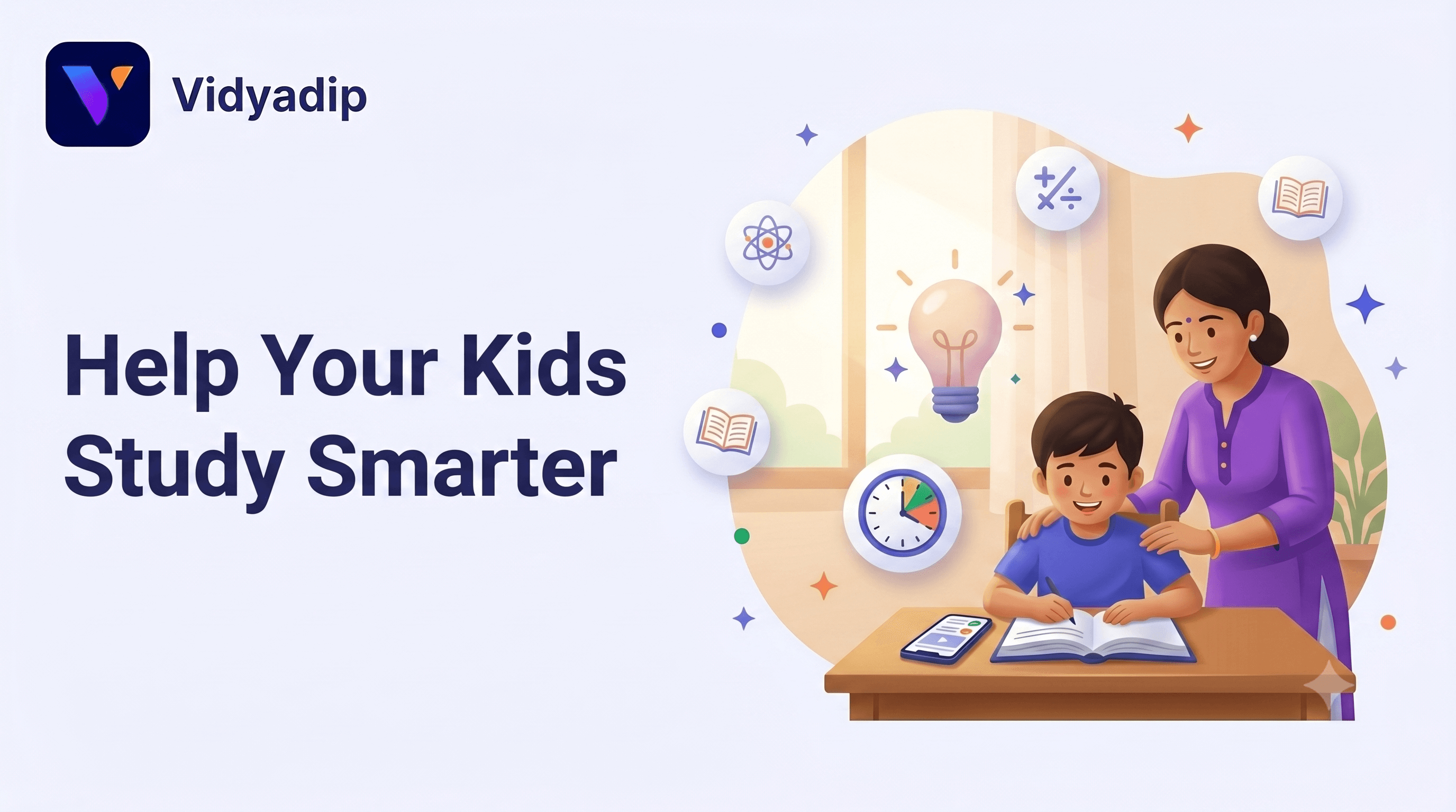 Vidyadip - helping your kids study smarter at home